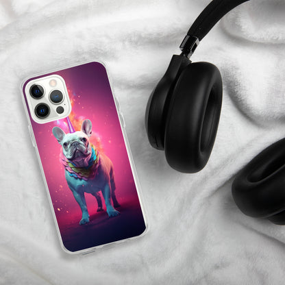 Unicorn Frenchie iPhone Case - A Magical and Enchanting Choice for Pet Lovers and Fantasy Admirers