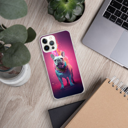 Unicorn Frenchie iPhone Case - A Magical and Enchanting Choice for Pet Lovers and Fantasy Admirers