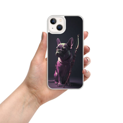 Frenchie Elegance iPhone Case - High-Quality Protection with a Touch of Style