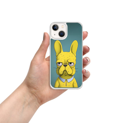 Yellow Frenchie iPhone Case