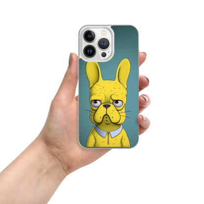 Yellow Frenchie iPhone Case