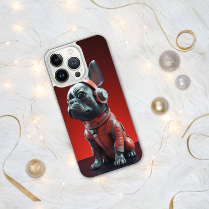 Durable Elegance iPhone Case - Exquisite Frenchie Hybrid Design for Chic Protection