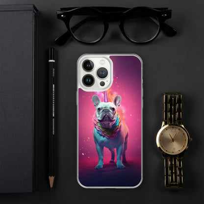 Unicorn Frenchie iPhone Case - A Magical and Enchanting Choice for Pet Lovers and Fantasy Admirers