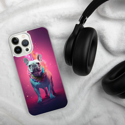 Unicorn Frenchie iPhone Case - A Magical and Enchanting Choice for Pet Lovers and Fantasy Admirers