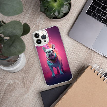 Unicorn Frenchie iPhone Case - A Magical and Enchanting Choice for Pet Lovers and Fantasy Admirers