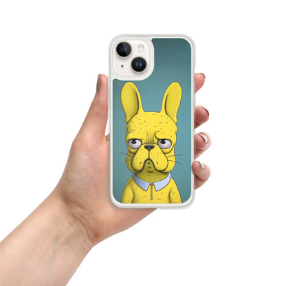 Yellow Frenchie iPhone Case