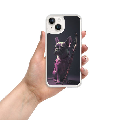 Frenchie Elegance iPhone Case - High-Quality Protection with a Touch of Style