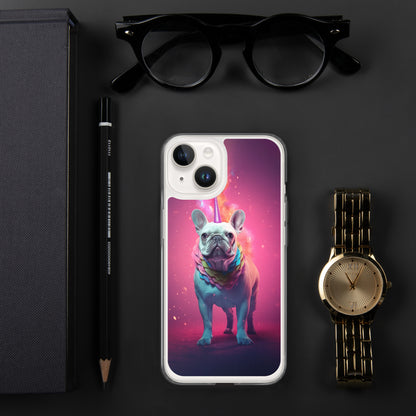 Unicorn Frenchie iPhone Case - A Magical and Enchanting Choice for Pet Lovers and Fantasy Admirers