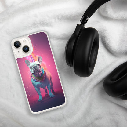 Unicorn Frenchie iPhone Case - A Magical and Enchanting Choice for Pet Lovers and Fantasy Admirers