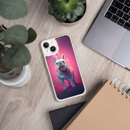 Unicorn Frenchie iPhone Case - A Magical and Enchanting Choice for Pet Lovers and Fantasy Admirers