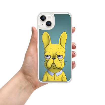 Yellow Frenchie iPhone Case