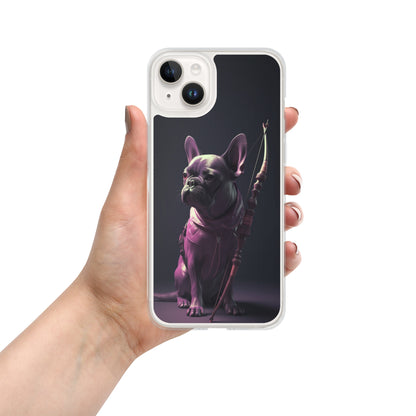 Frenchie Elegance iPhone Case - High-Quality Protection with a Touch of Style