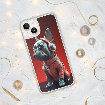 Durable Elegance iPhone Case - Exquisite Frenchie Hybrid Design for Chic Protection