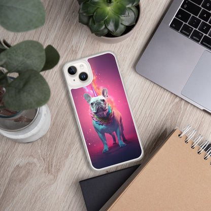 Unicorn Frenchie iPhone Case - A Magical and Enchanting Choice for Pet Lovers and Fantasy Admirers