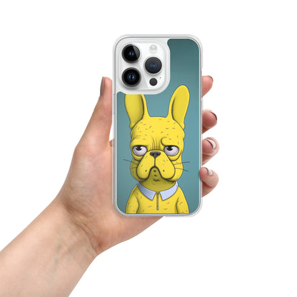 Yellow Frenchie iPhone Case