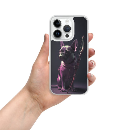 Frenchie Elegance iPhone Case - High-Quality Protection with a Touch of Style