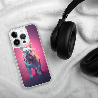 Unicorn Frenchie iPhone Case - A Magical and Enchanting Choice for Pet Lovers and Fantasy Admirers