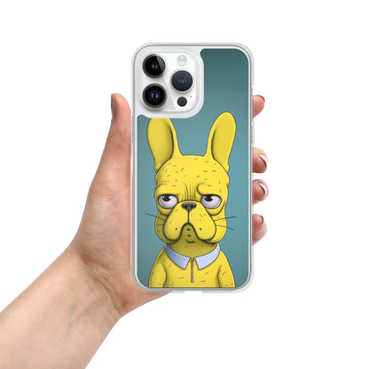 Yellow Frenchie iPhone Case