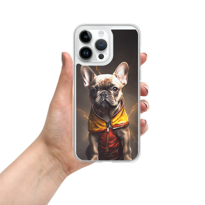 Sophisticated Frenchie Portrait iPhone Case - Top-notch Selection for Pooch Admirers