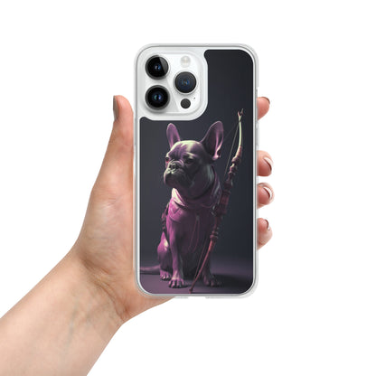 Frenchie Elegance iPhone Case - High-Quality Protection with a Touch of Style