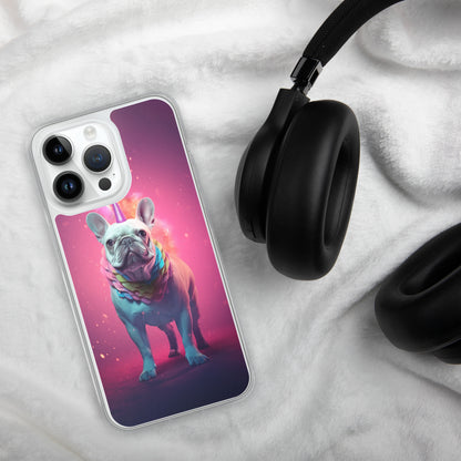 Unicorn Frenchie iPhone Case - A Magical and Enchanting Choice for Pet Lovers and Fantasy Admirers