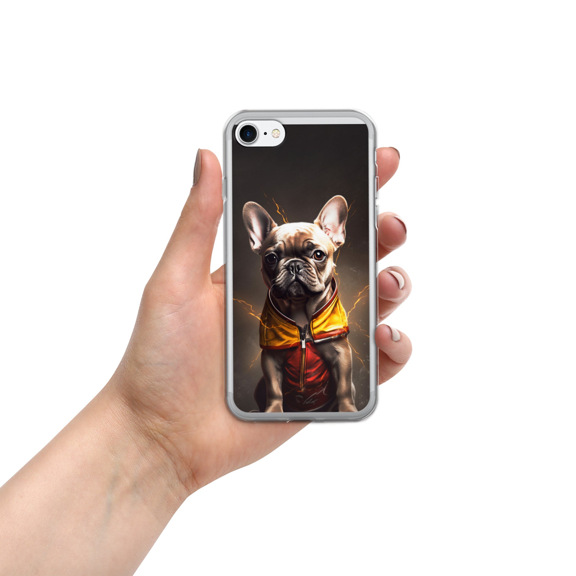 Sophisticated Frenchie Portrait iPhone Case - Top-notch Selection for Pooch Admirers