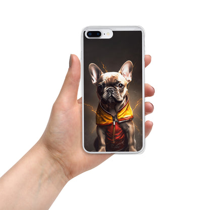 Sophisticated Frenchie Portrait iPhone Case - Top-notch Selection for Pooch Admirers