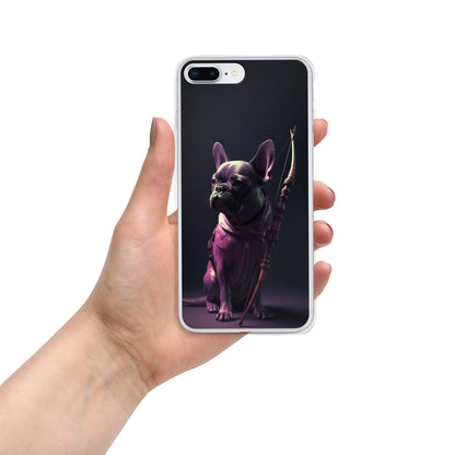 Frenchie Elegance iPhone Case - High-Quality Protection with a Touch of Style