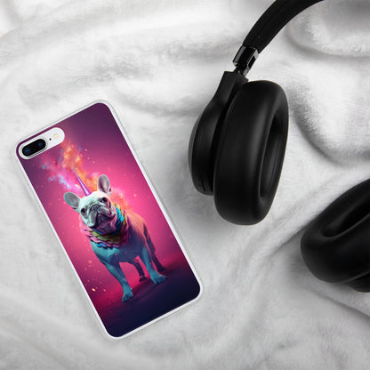 Unicorn Frenchie iPhone Case - A Magical and Enchanting Choice for Pet Lovers and Fantasy Admirers