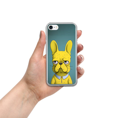 Yellow Frenchie iPhone Case