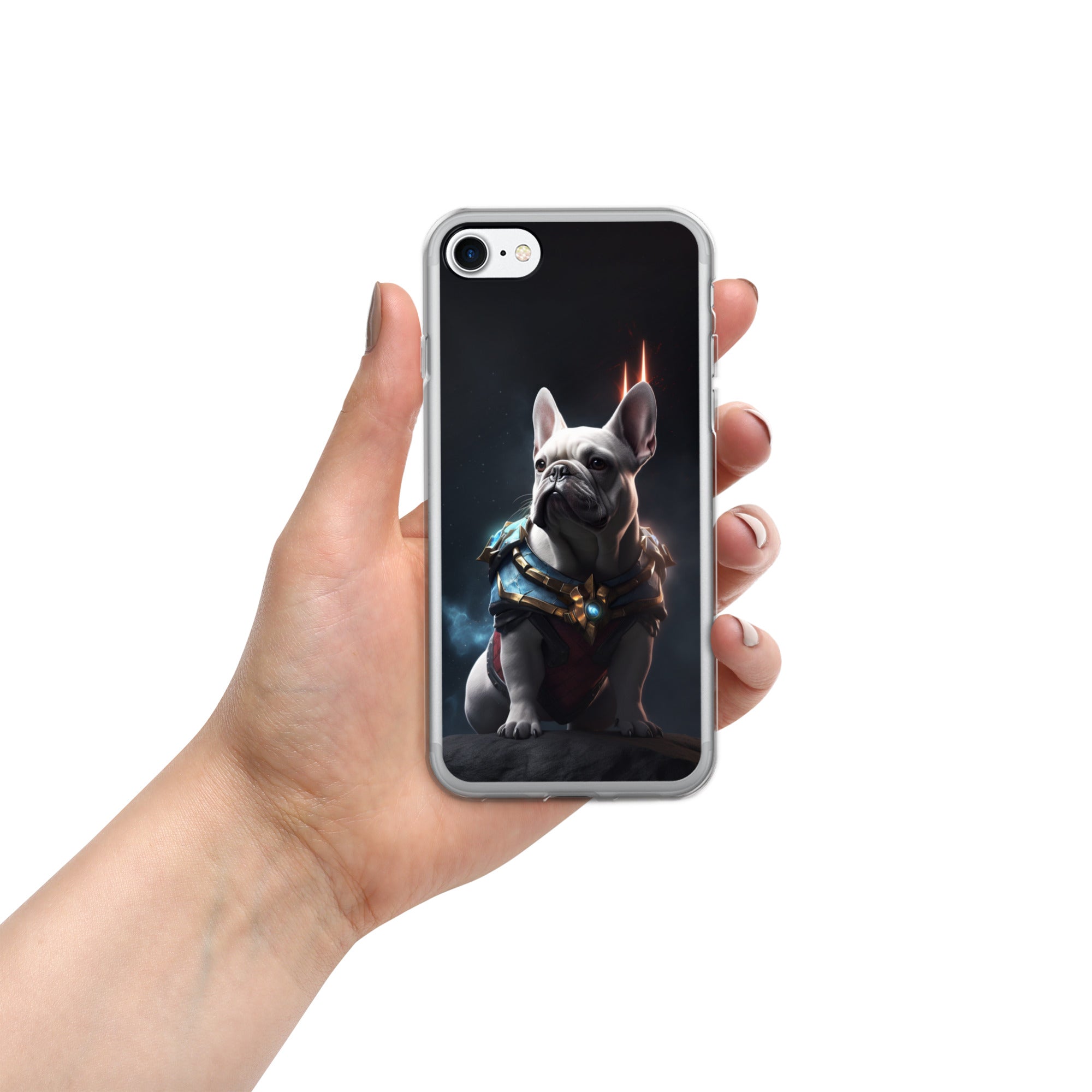 Frenchie iPhone Case Mighty Striking Phone Shield frenchie Shop