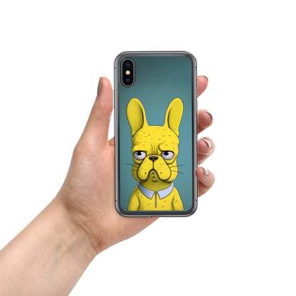 Yellow Frenchie iPhone Case