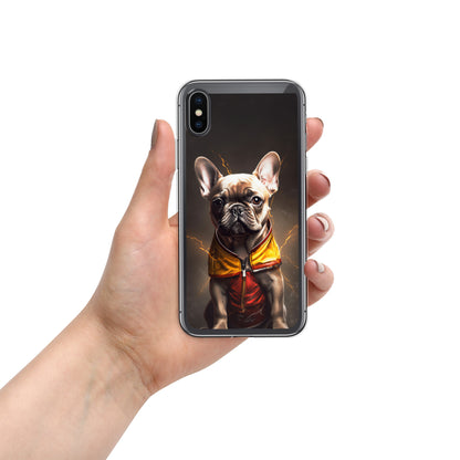 Sophisticated Frenchie Portrait iPhone Case - Top-notch Selection for Pooch Admirers