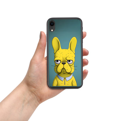 Yellow Frenchie iPhone Case