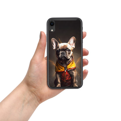 Sophisticated Frenchie Portrait iPhone Case - Top-notch Selection for Pooch Admirers