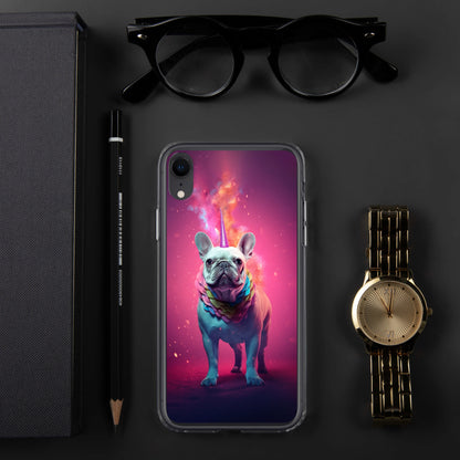 Unicorn Frenchie iPhone Case - A Magical and Enchanting Choice for Pet Lovers and Fantasy Admirers