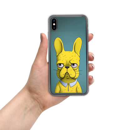 Yellow Frenchie iPhone Case