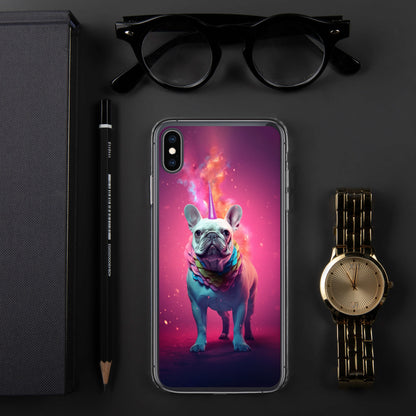 Unicorn Frenchie iPhone Case - A Magical and Enchanting Choice for Pet Lovers and Fantasy Admirers