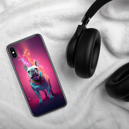 Unicorn Frenchie iPhone Case - A Magical and Enchanting Choice for Pet Lovers and Fantasy Admirers