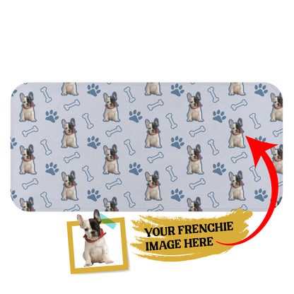 Personalized Frenchie Towel with Frenchie Image