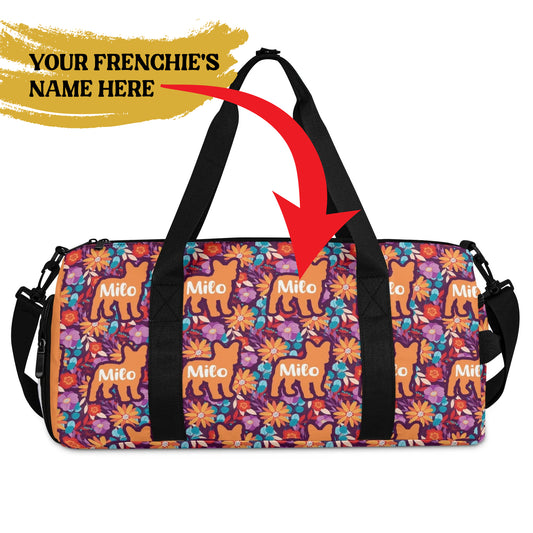 Personalized Gym Bag for Frenchie Lovers with Your Frenchie’s Name