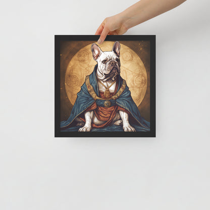 Artful Frenchie Framed Poster - Distinctive Canine Wall Art