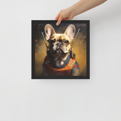 Captivating Frenchie Framed Poster - Essential Dog Lover's Wall Art