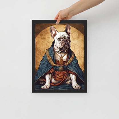 Artful Frenchie Framed Poster - Distinctive Canine Wall Art