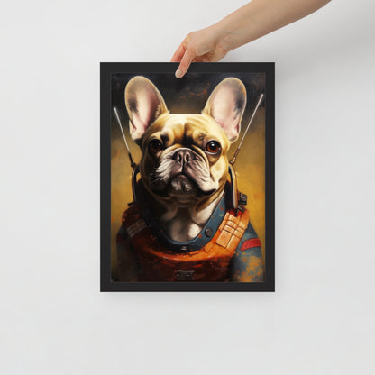 Captivating Frenchie Framed Poster - Essential Dog Lover's Wall Art