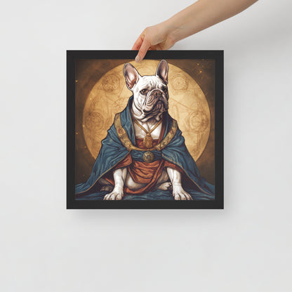 Artful Frenchie Framed Poster - Distinctive Canine Wall Art