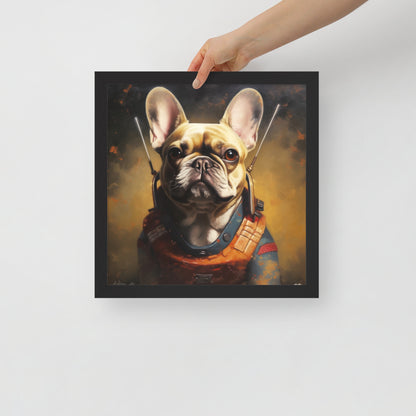 Captivating Frenchie Framed Poster - Essential Dog Lover's Wall Art