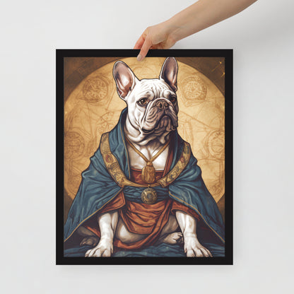 Artful Frenchie Framed Poster - Distinctive Canine Wall Art