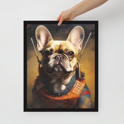 Captivating Frenchie Framed Poster - Essential Dog Lover's Wall Art