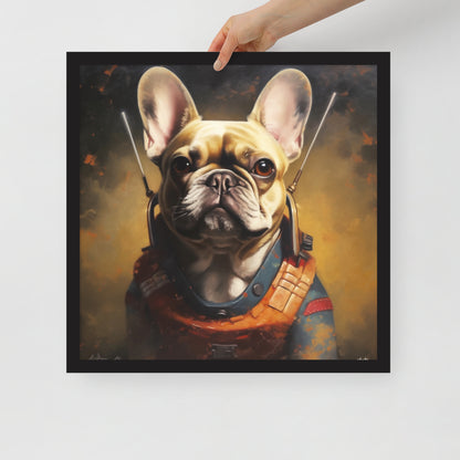 Captivating Frenchie Framed Poster - Essential Dog Lover's Wall Art